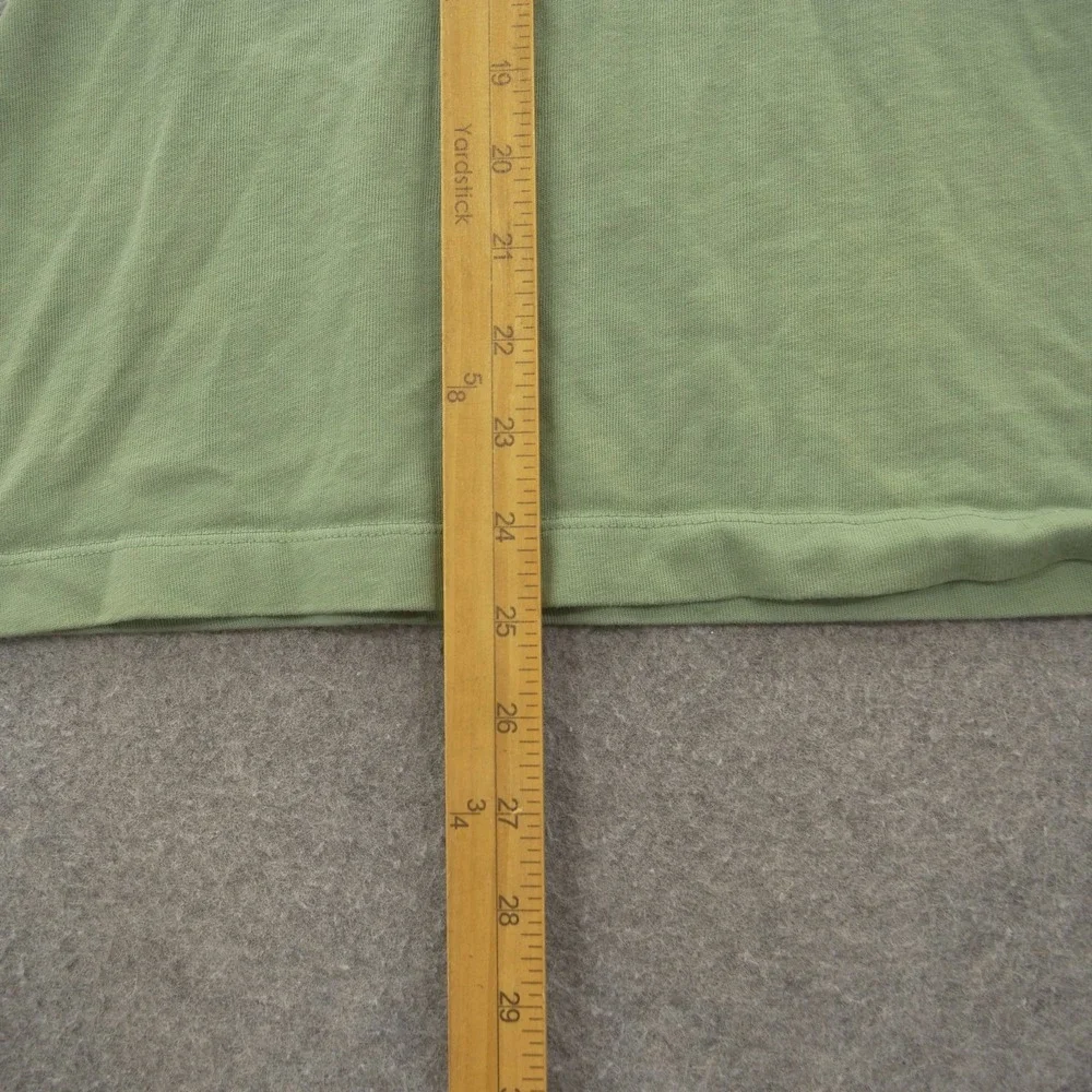 Nike Jordan Engineered Shirt Mens Large Green Long Sleeve Crew Graphic Print Log